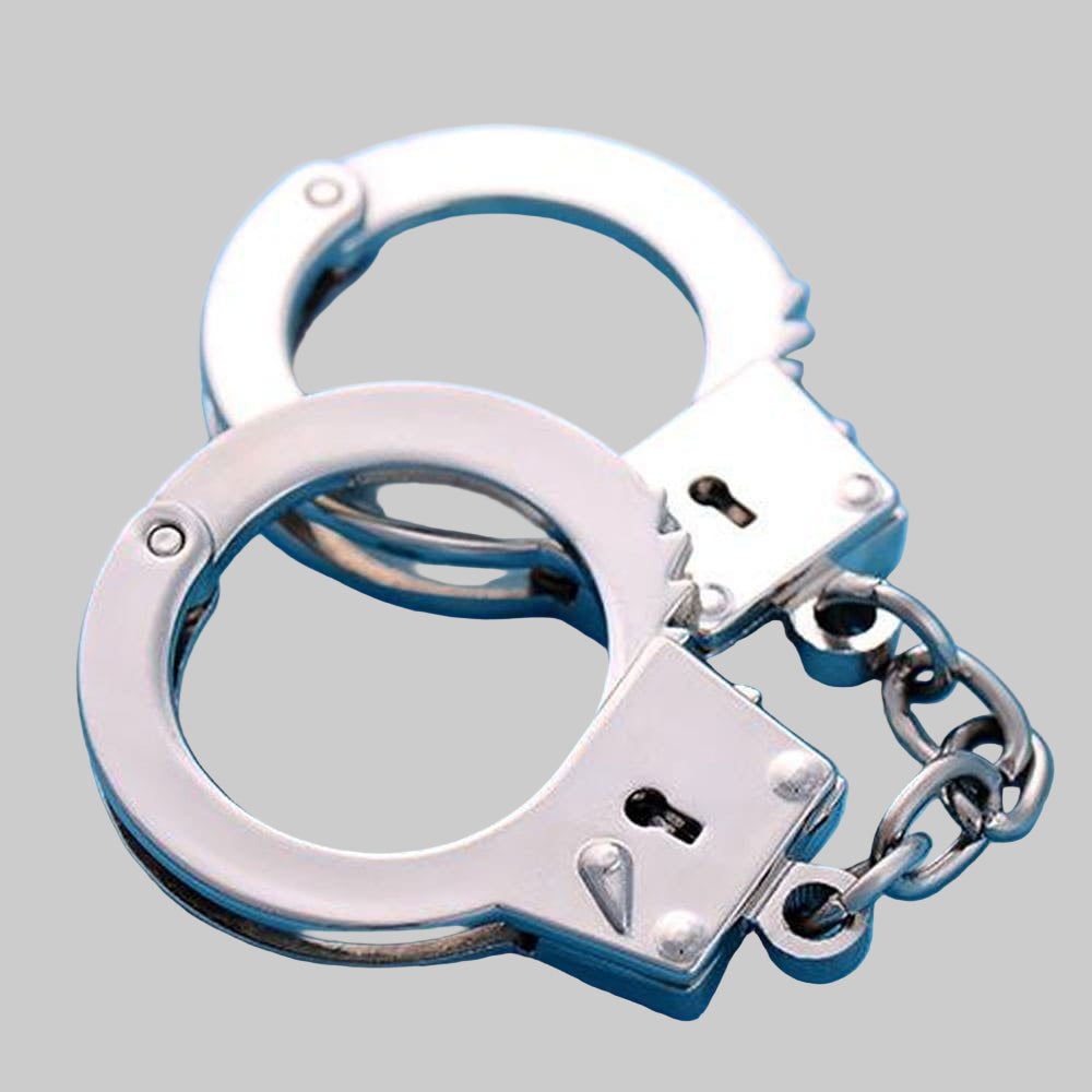 party favor keychains shaped like thumb cuffs